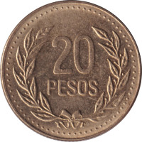 20 pesos - Colombia