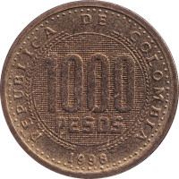 1000 pesos - Colombie