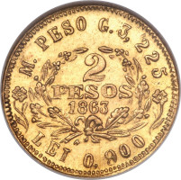 2 pesos - Colombia