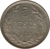 5 pesos - Colombie