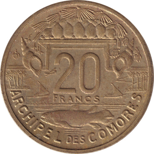 20 francs - Comoros