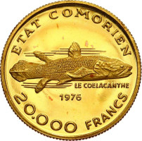 20000 francs - Comoros