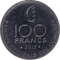 100 francs - Comores