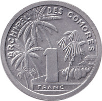 1 franc - Comores