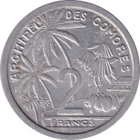 2 francs - Comores