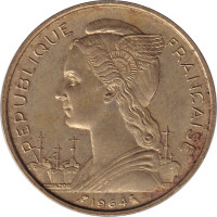 20 francs - Comoros