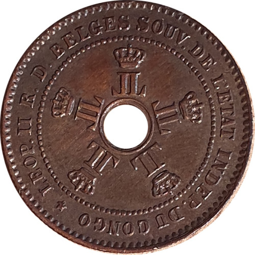 2 centimes - Congo