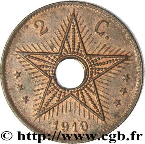 2 centimes - Congo