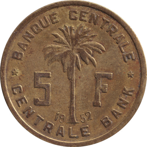 5 francs - Congo