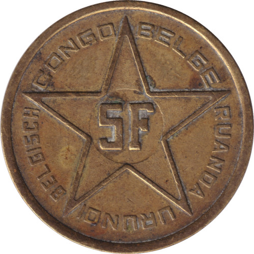 5 francs - Congo