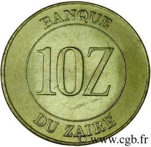 10 zaire - Congo