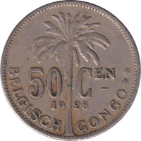 50 centimes - Congo