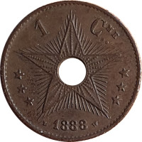 1 centime - Congo