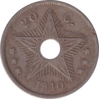 20 centimes - Congo