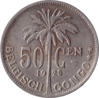 50 centimes - Congo