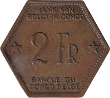 2 francs - Congo