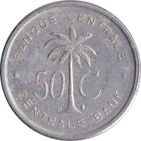 50 centimes - Congo