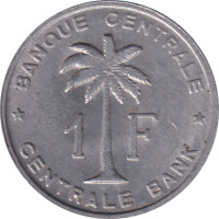 1 franc - Congo