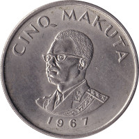 5 makutas - Congo