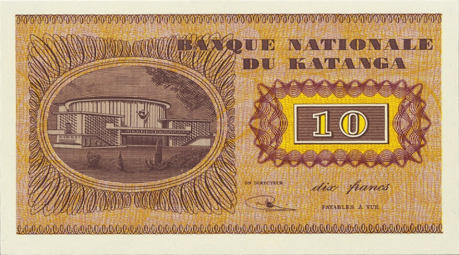 10 francs - Congo