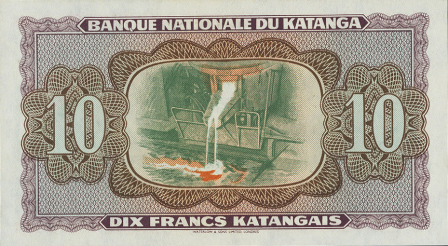 10 francs - Congo