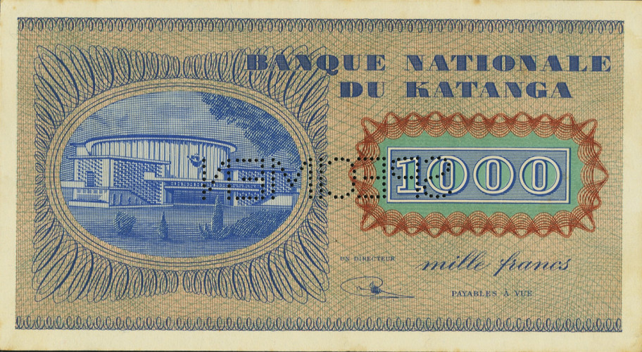 1000 francs - Congo