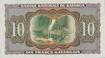 10 francs - Congo