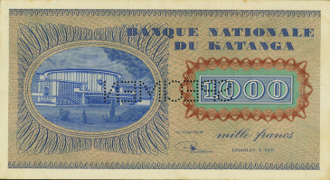 1000 francs - Congo