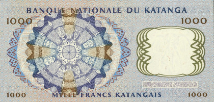 1000 francs - Congo