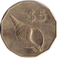 5 dollars - Cook Islands