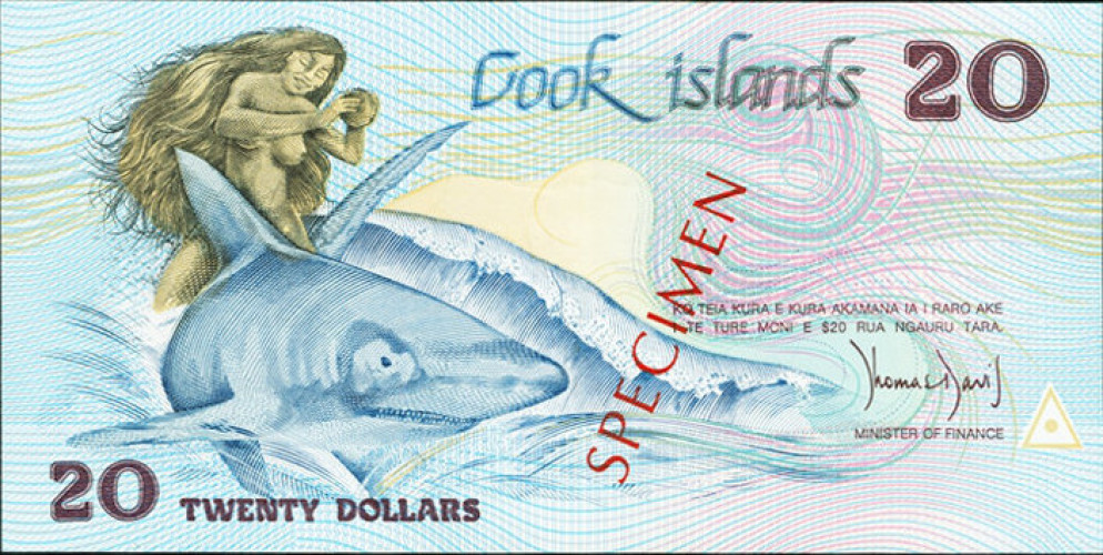 20 dollars - Cook Islands