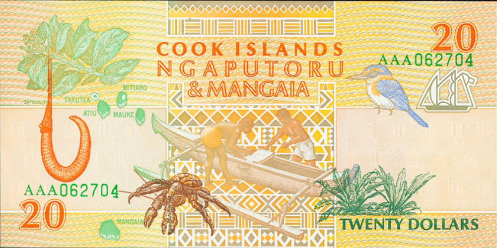 20 dollars - Îles Cook