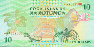 10 dollars - Îles Cook