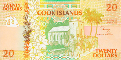 20 dollars - Cook Islands