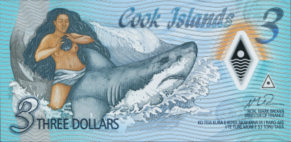 3 dollars - Cook Islands