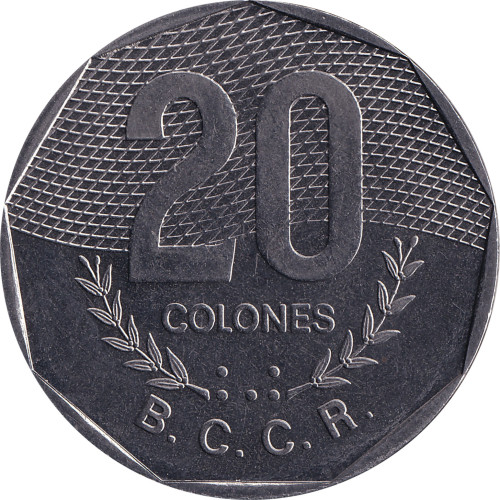 20 colones - Costa Rica