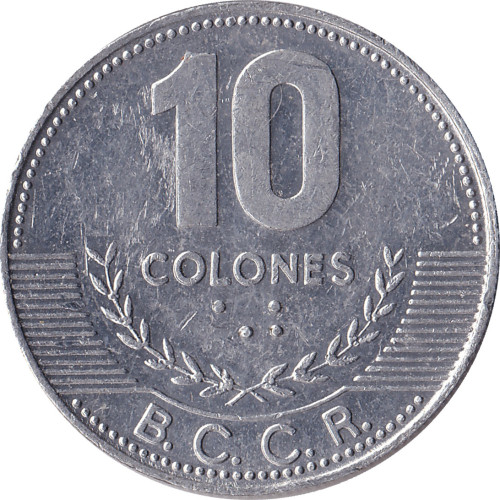 10 colones - Costa Rica