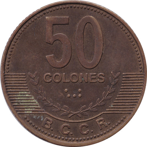 50 colones - Costa Rica