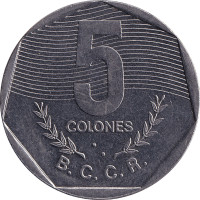 5 colones - Costa Rica