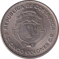 5 colones - Costa Rica