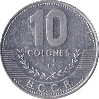 10 colones - Costa Rica