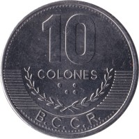 10 colones - Costa Rica