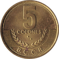 5 colones - Costa Rica