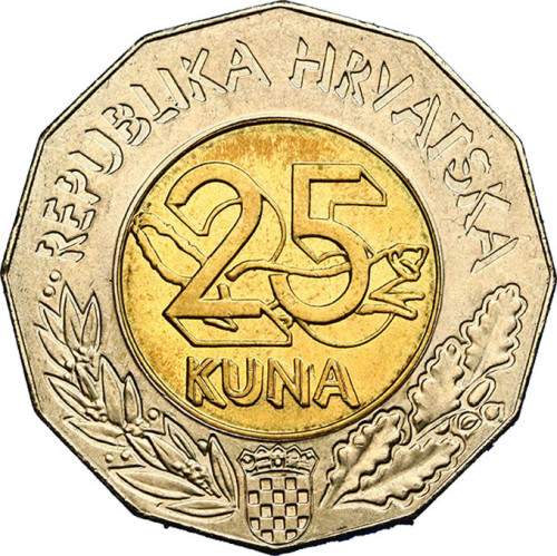 25 kuna - Croatie