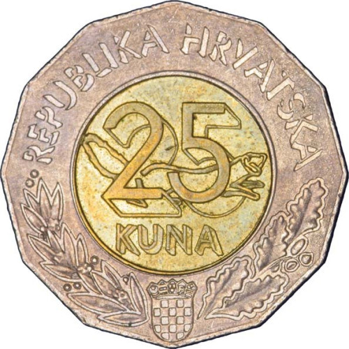 25 kuna - Croatie