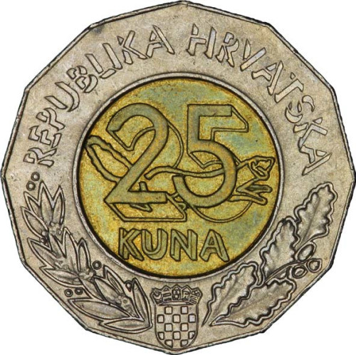 25 kuna - Croatie