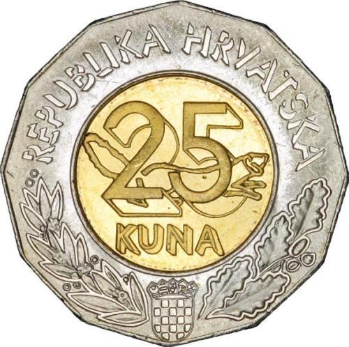 25 kuna - Croatie