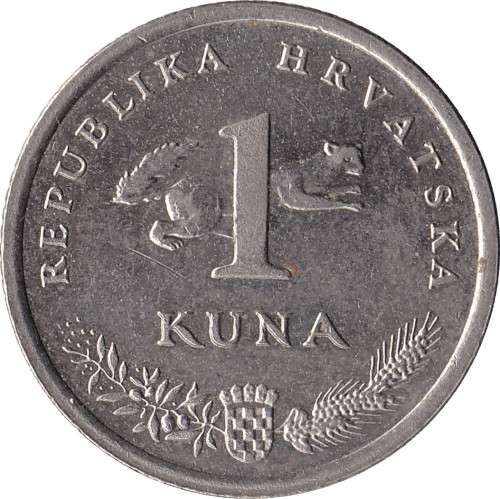 1 kuna - Croatie