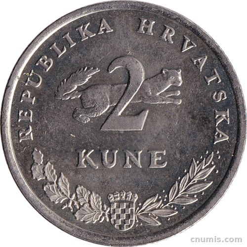2 Kune 2 kune Bluefin Tuna 1993-2022 - Croatia (Croatia) - www.cnumis.com