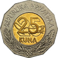 25 kuna - Croatie